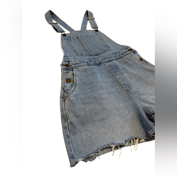 NWT Rollas Original Short Overall Sylvie Blue Size 27 - Picture 4 of 7